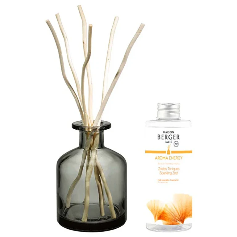 Aroma Gift Set Energy grey diffuser + refill Fresh tonic 200 ml