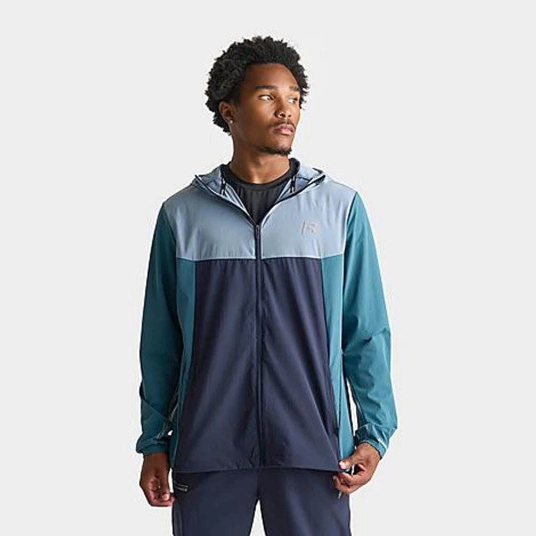 Men's Reprimo Vortex Windbreaker Jacket in Blue Size: Small
