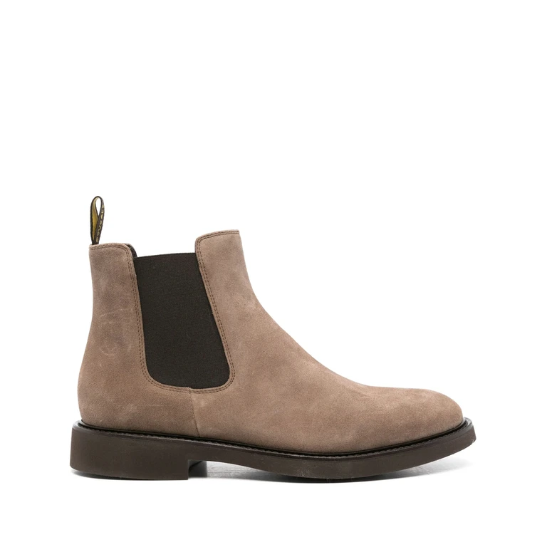 Doucal's Pull-on Suede Chelsea Boots