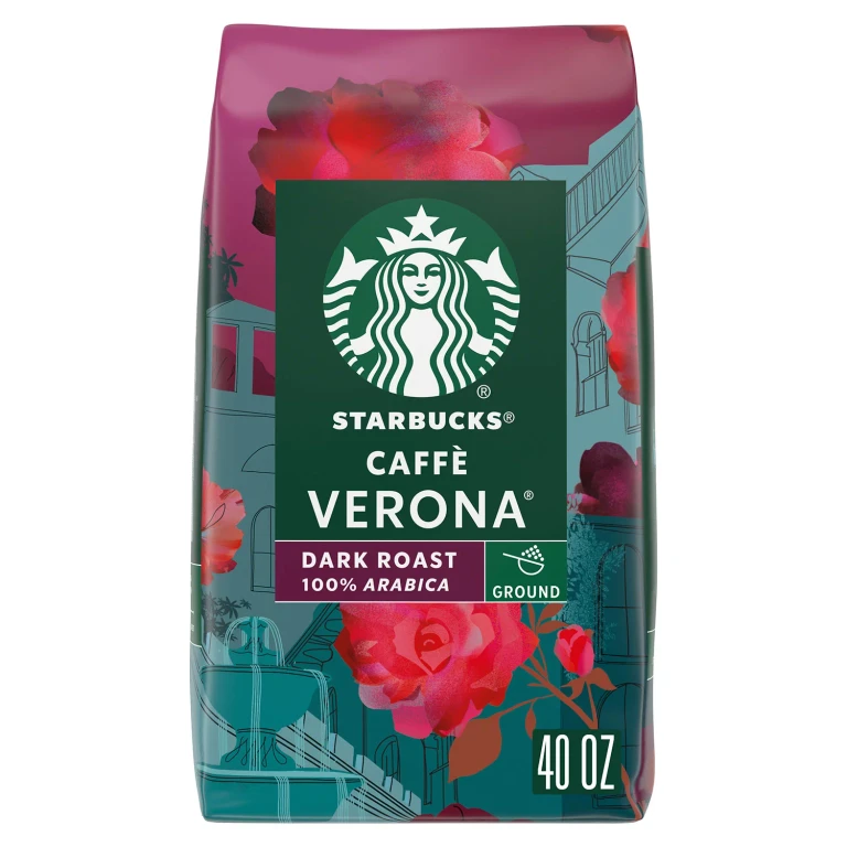 Caffe Verona Ground Coffee, Dark Roast, 40 oz.