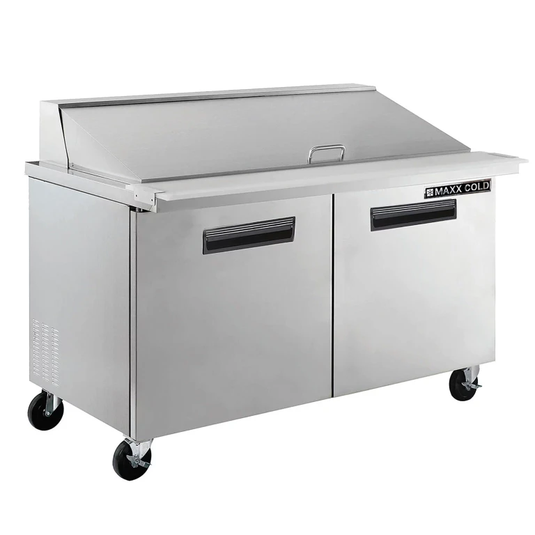 X-Series Commercial Refrigerated Prep Station, Stainless Steel (15.5 cu. ft.)