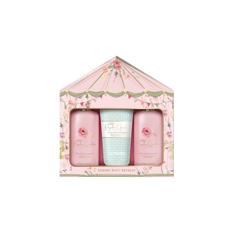 Royale Garden Rose, Poppy & Vanilla Gift Set (for shower)