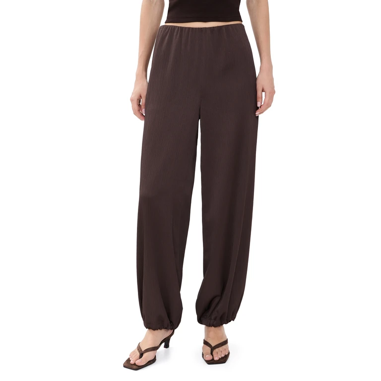 Plisse Crinkle Balloon Pants Iron XL