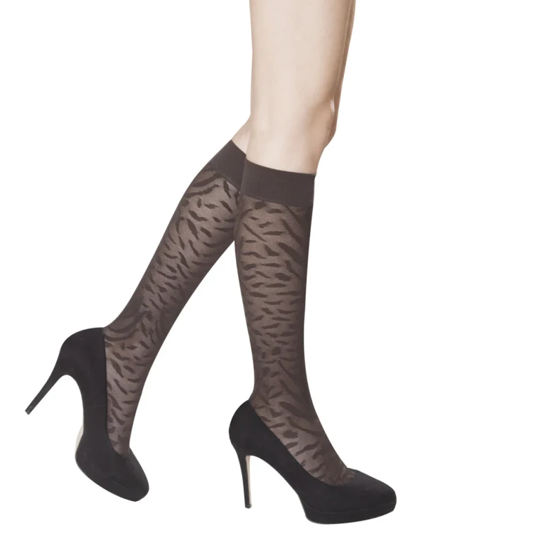 Savannah Lace 70 Knee High Knee Highs 10 15mmHg 2M Anthracite