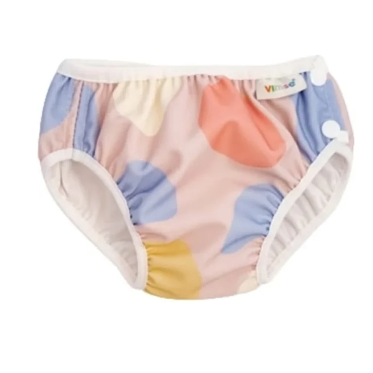 Swim Diaper-Panties, Pink Shapes