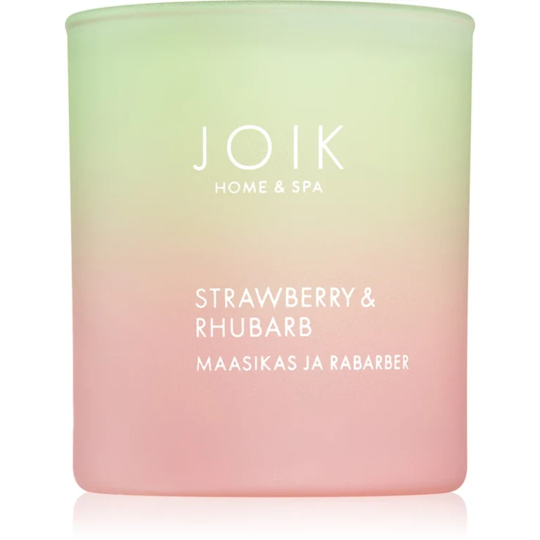 Joik Home & Spa Strawberry & Rhubarb Scented Candle 150 G