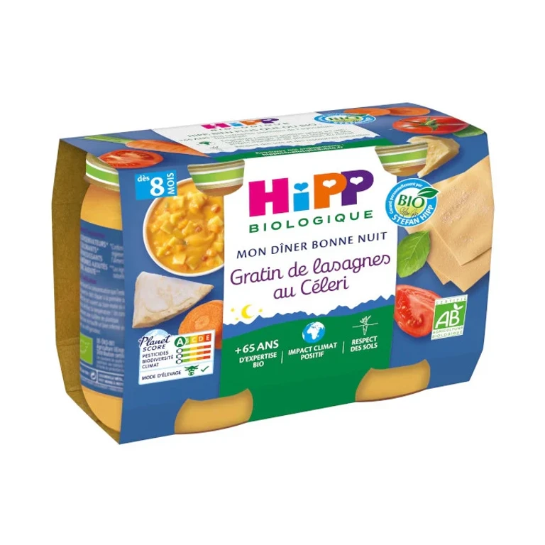 Mon Cena Buona Night - Celery Lasagne Gratin - from 8 months - ORGANIC 2x190 g