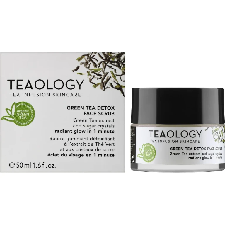Detox Scrub gentle and nourishing cleanser with sugar and green tea 50 ml