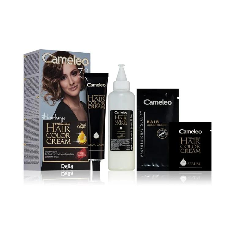 Cameleo Omega Permanent Hair Dye Color 7.3 Hazelnut