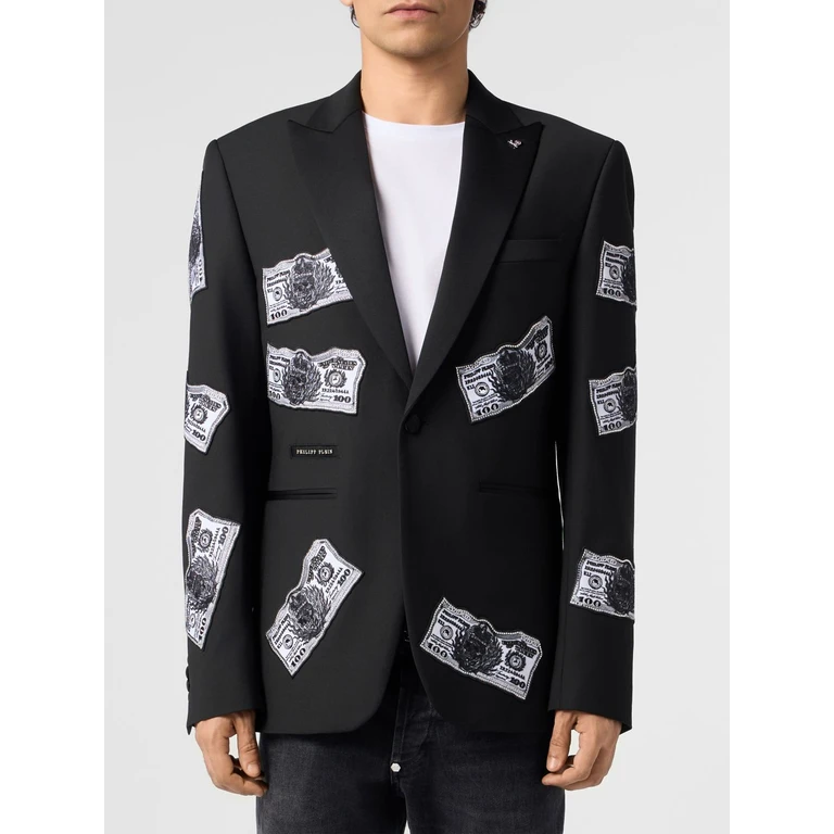 Blazer Men color Black (FAFCMRF2173PTE022N02)