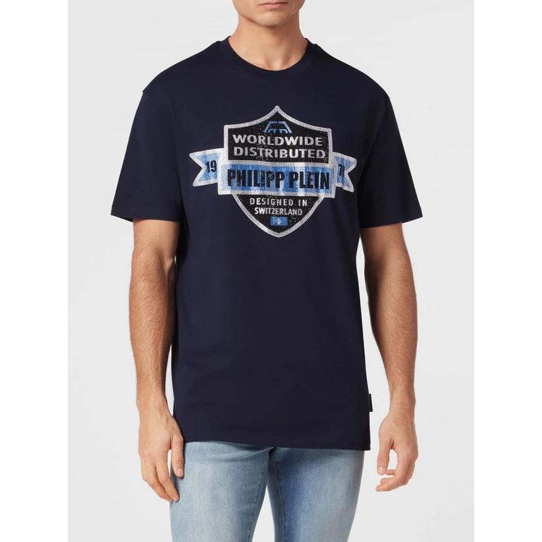 T-Shirt Men color Blue (LADCMTK8548PJY002N24)