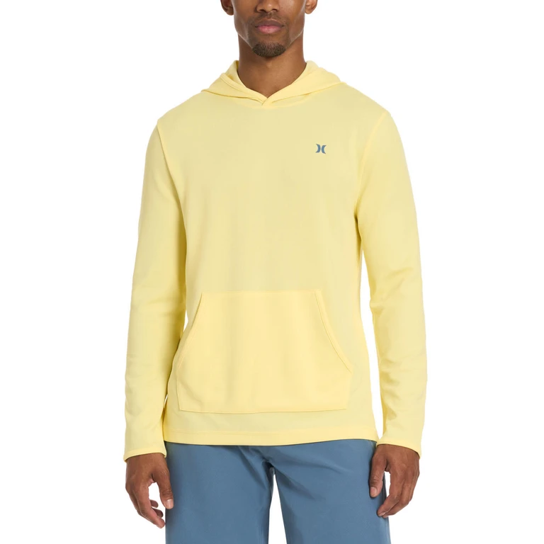 Men's Mesh Hooded Uv Tee Yellow S:- Yellow, S