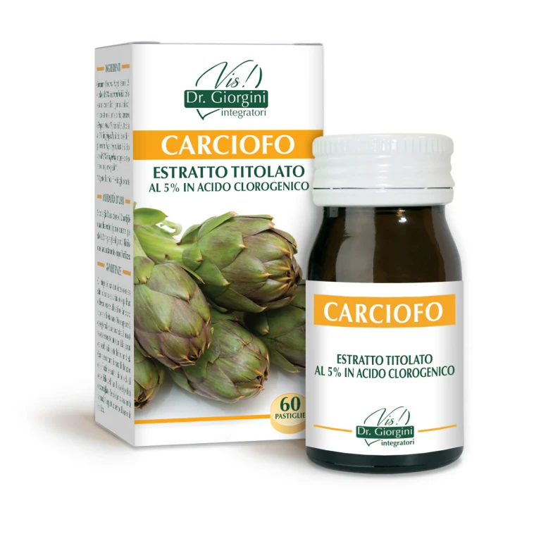artichoke titrated extract 60 tablets 500 mg - 30 gr