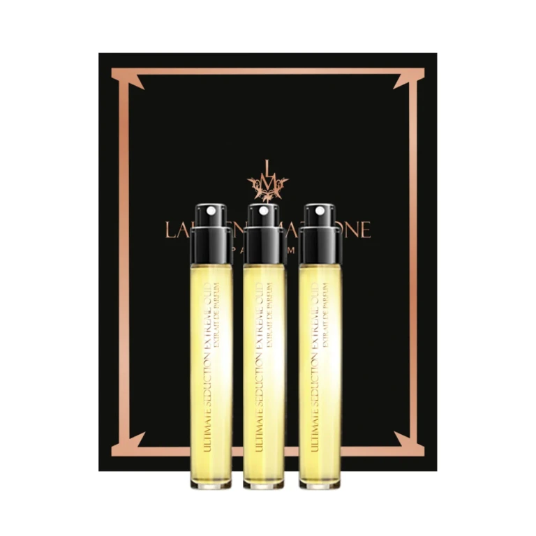 Trio Set Laurent Mazzone Ultimate Seduction Oud Perfume Extract Unisex 3 pcs 15 ml *Miniature