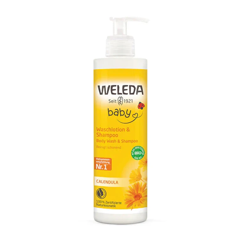 Calendula Body Wash and Shampoo 400 ml