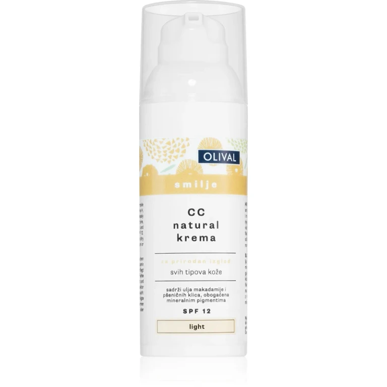 Immortelle Natural CC Cream Moisturizing SPF 12 Color Light 50 ml