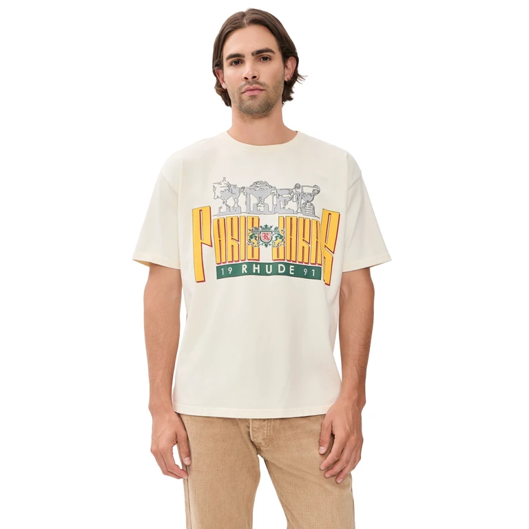 Trofeo Tee Vintage White/Yellow/Green S