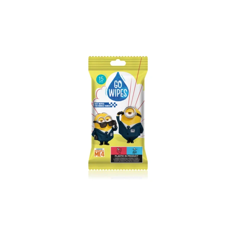 Wet wipes for the whole family hand cleansing wipes 15 pieces