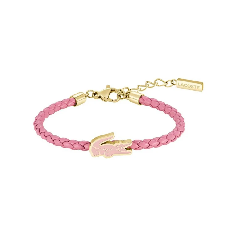 Coordinated Crocodile Leather Bracelet Cutie 2040531