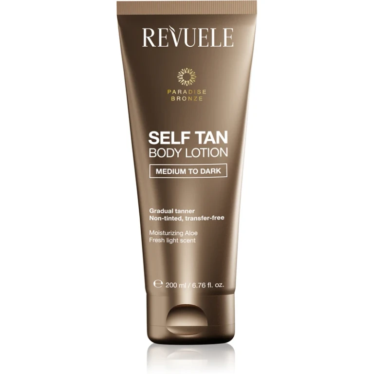 Paradise Bronze Self Tan milk for a gradual tan, medium to dark, 200 ml