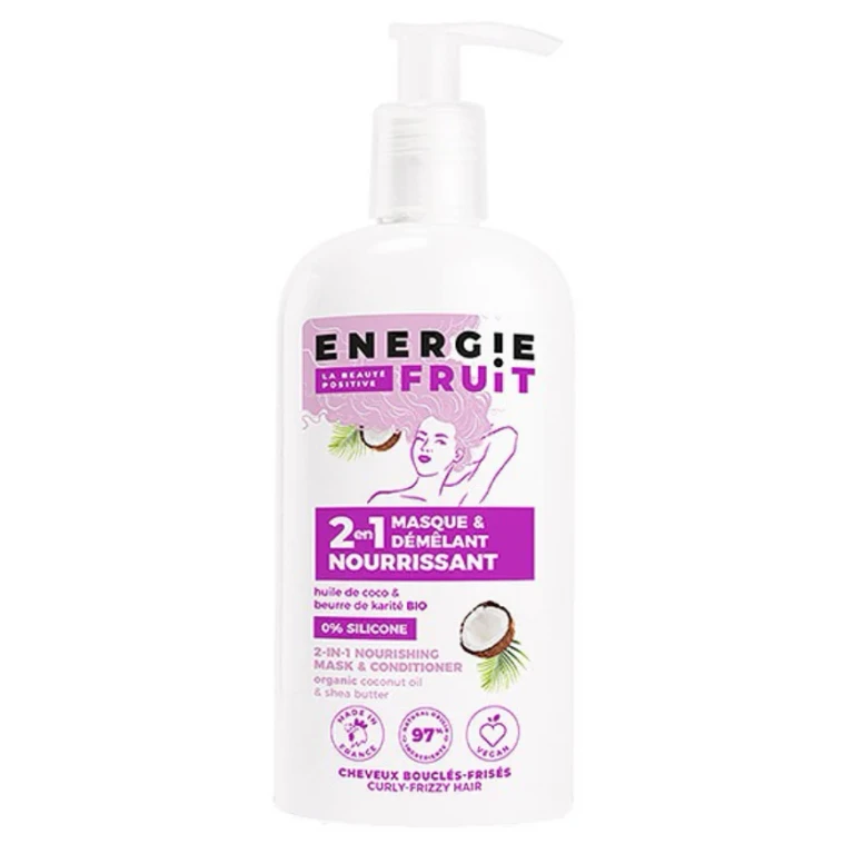 2 In 1 Organic Coconut & Shea Butter Mask for Curly Hair 300ml