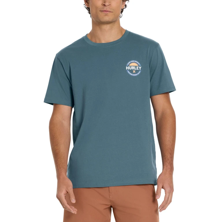 All Day Graphic Tee Blue M:- Blue, M