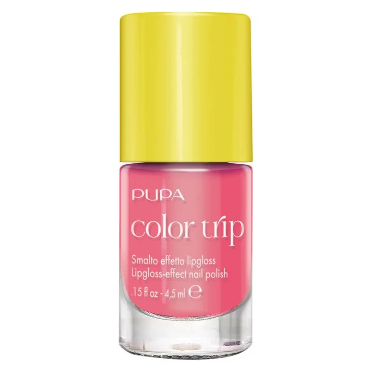 Color Trip Lipgloss Effect Nail Polish 002 - Glassy Coral (4.5 Ml)