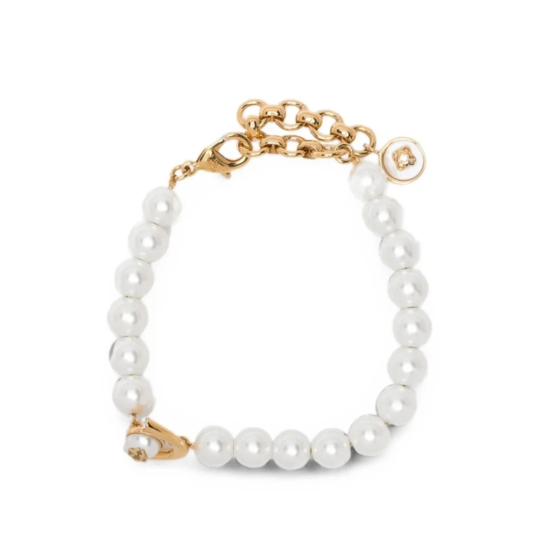 CASABLANCA Bracelet Metallic "Lotus" Pearl