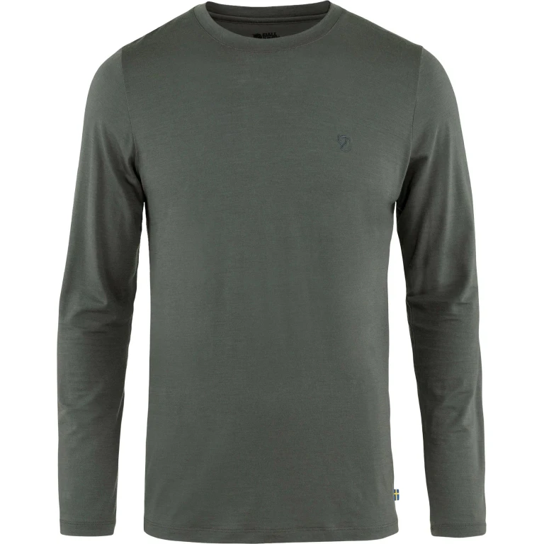Abisko Wool Long Sleeve Tee - Men's