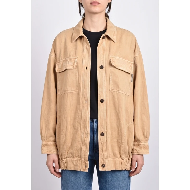Beige Linen Cotton Jacket