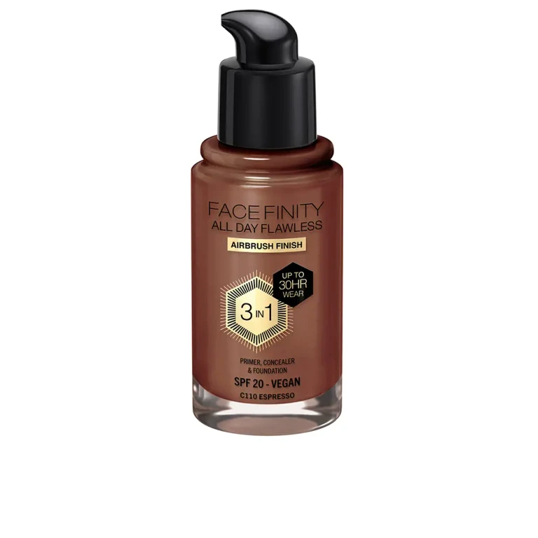 Facefinity All Day Flawless 3 In 1 Foundation C110-Espresso 30ml
