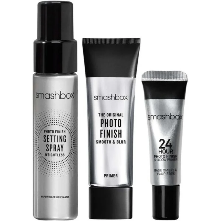 Set Smashbox Photo Finish Mattifying Liquid Primer 12 ml + Setting Spray 30 ml + Eyeshadow Primer 7 ml