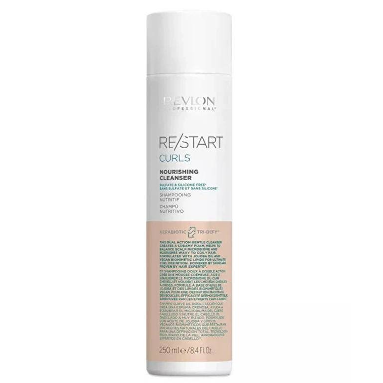 Nutrient Shampoo for Curly and Wavy Hair Restart Curls (Nourishing Cleanser) - Volume: 1000 Ml