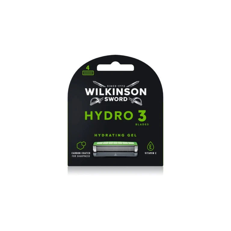 Hydro3 Skin Protection Black Edition Replacement Head 4pcs