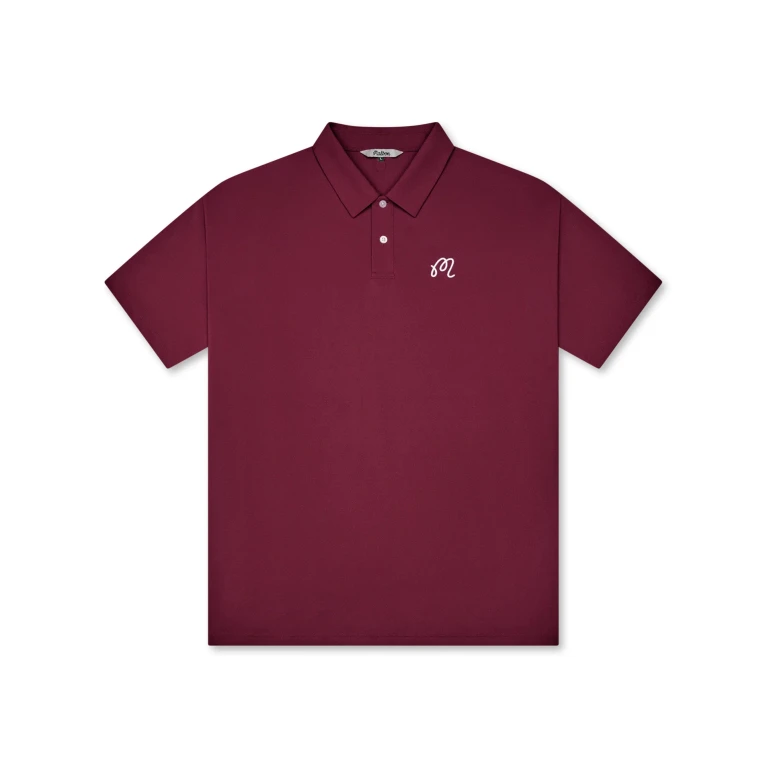 Malbon Fairway Polo - Raspberry Truffle