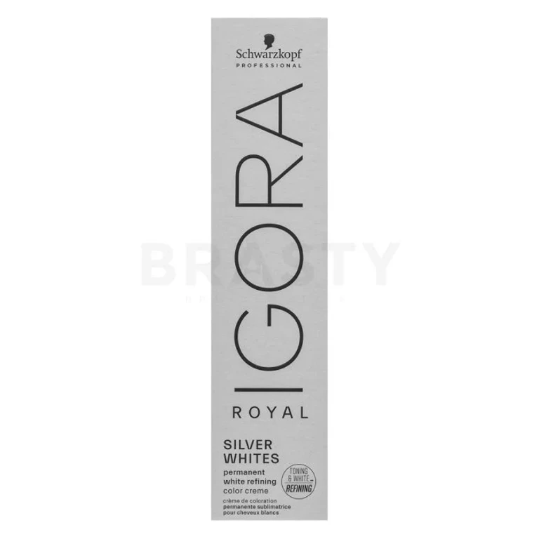 Professional Igora Royal SilverWhite Permanent Colour Cream White Grey-Lilac 60 ml