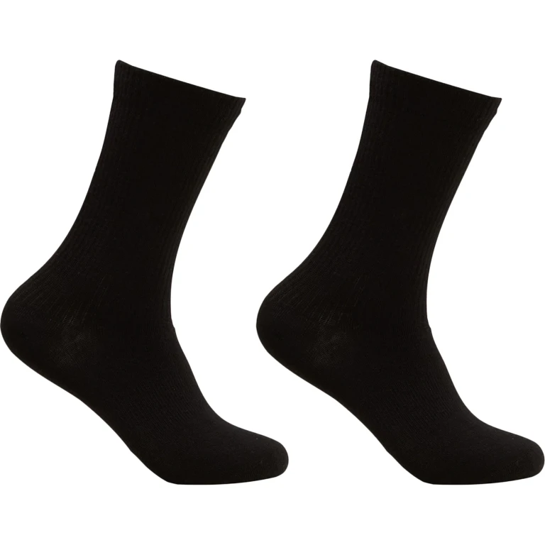 Leme Merino Rib Crew Socks - 2-Pack- Unisex