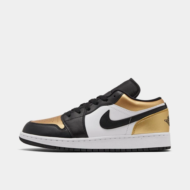 [cq9487-700] Grade School Air Jordan Retro 1 Low Gs 'gold Toe'