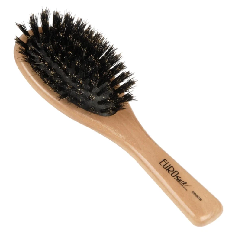 Wooden tire brush Eurostil with small bristles, 1 piece