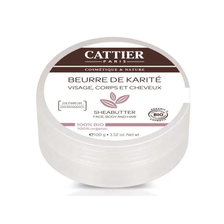 Cattier Organic Shea Butter Face, Body and Hair 100G