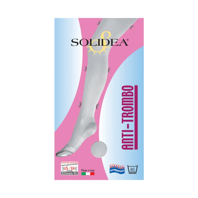 Anti-thrombosis Hold-Up Stockings Ccl1 15 18mmHg 1S White