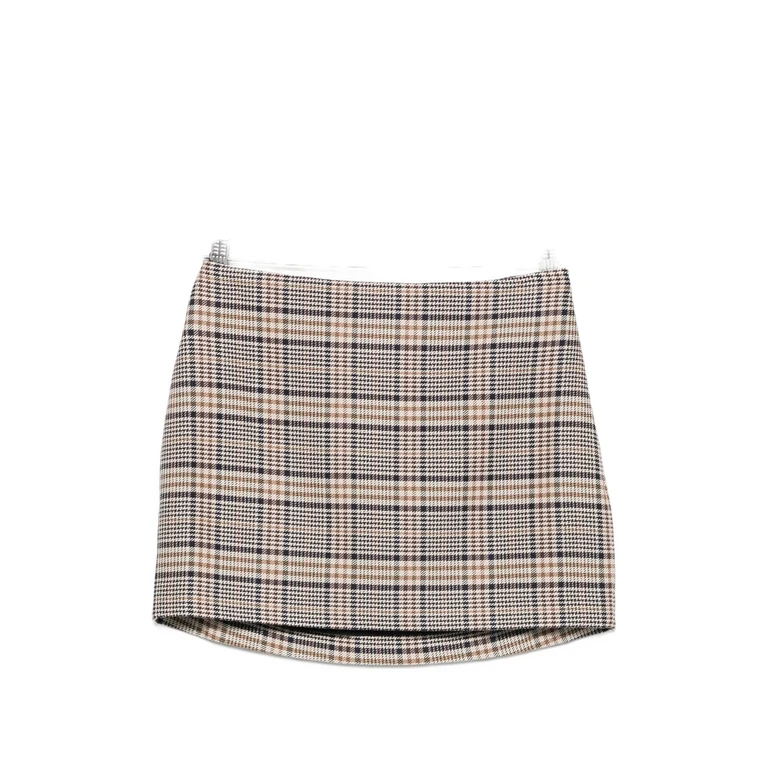 Check-pattern Mini Skirt