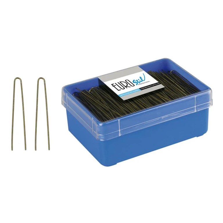 Hairpins Eurostil Plain Bun black, pack of 1 unit