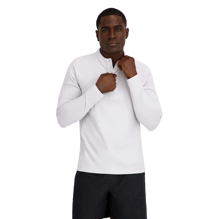 Trail Quarter Zip Grey S:- Grey, S