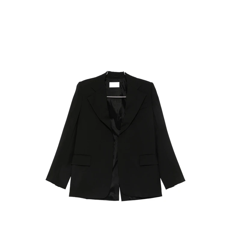 Tenace Peak-lapel Single-breasted Blazer