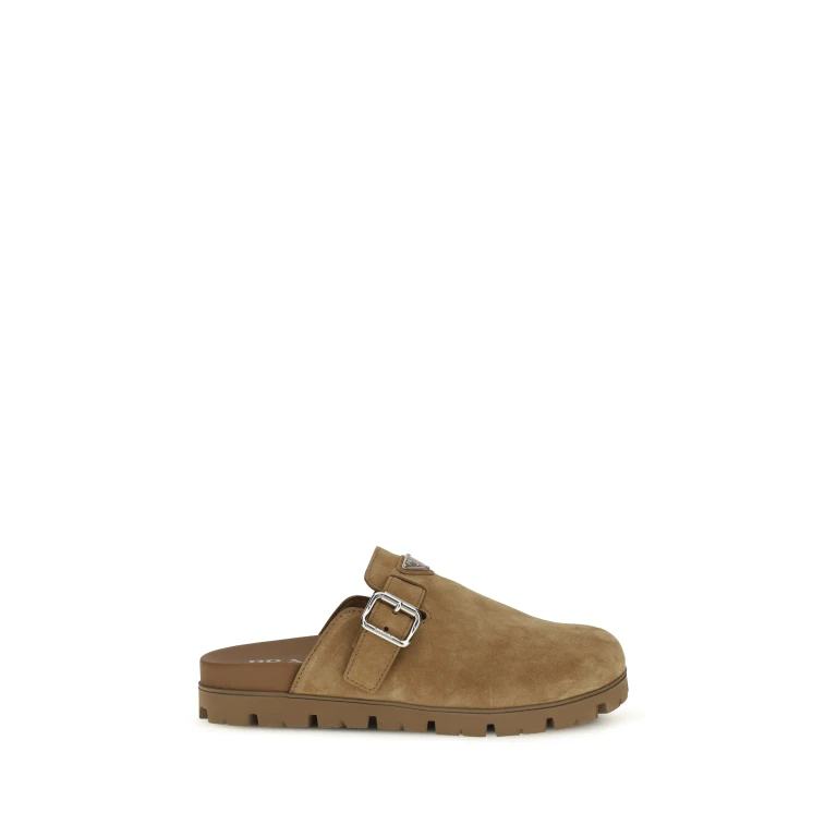 Suede Mules Cinnamon