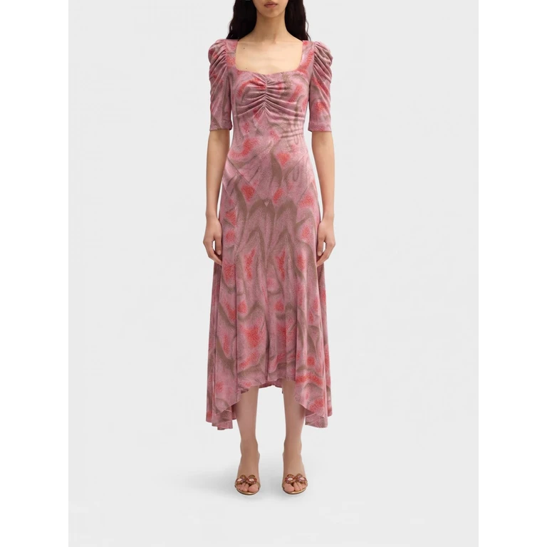 Gina Printed Viscose Midi Dress (M26E1ACJA055JN02454)