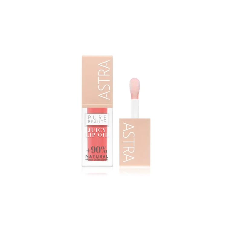 Astra Make-up Pure Beauty Juicy nourishing lip gloss color 01 Peach 5 ml