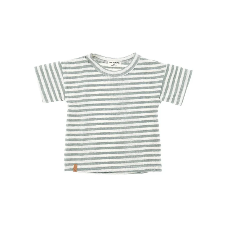 Striped linen T-shirt Kids 9M