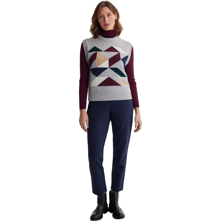 Ellie Intarsia Sweater Vest - Women's